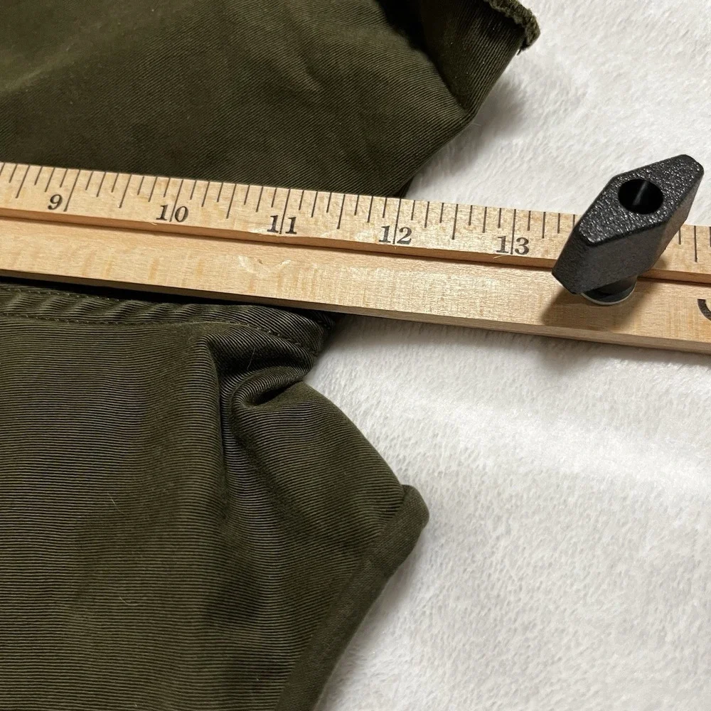 FRAME WASHED FATIGUE HIGH WAIST PATH‎ POCKETS UTILITY SHORTS SIZE 24 Green